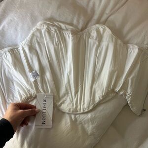 White Corset Top